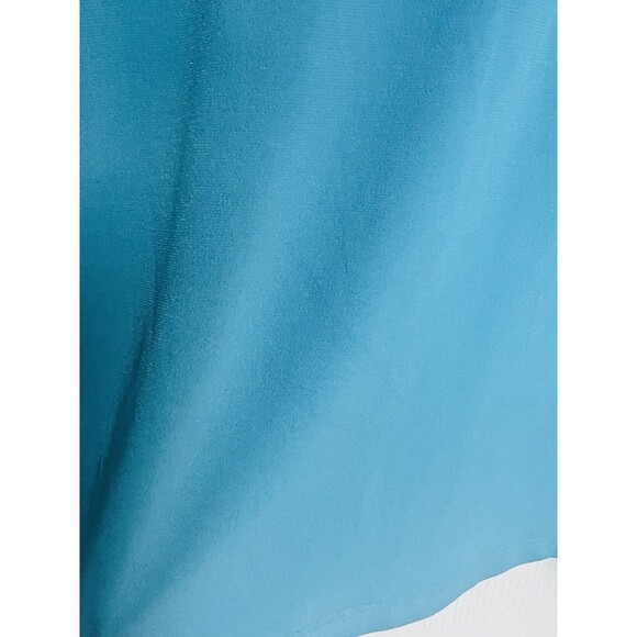 Norton McNaughton Womens Peacock Blue Long Sleeves Blouse Top Size XL - Picture 6 of 10